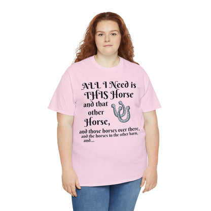 All the horses shirt Unisex Heavy Cotton Tee