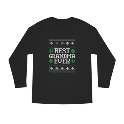 Best Grandma Ever Christmas Ugly Sweater Long Sleeve T-shirt