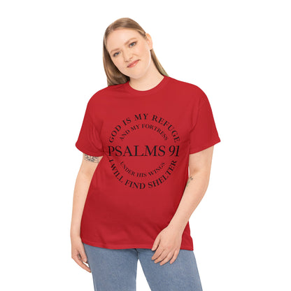 Psalms 91 Short Sleeve Tee