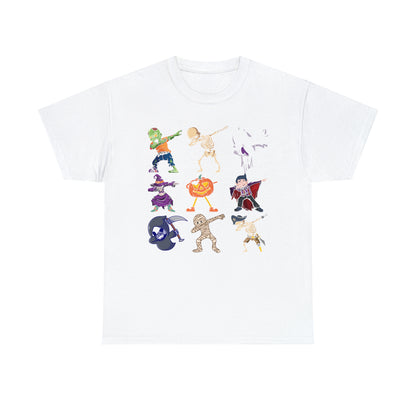 Dabbing Monsters Halloween Short Sleeve Tee