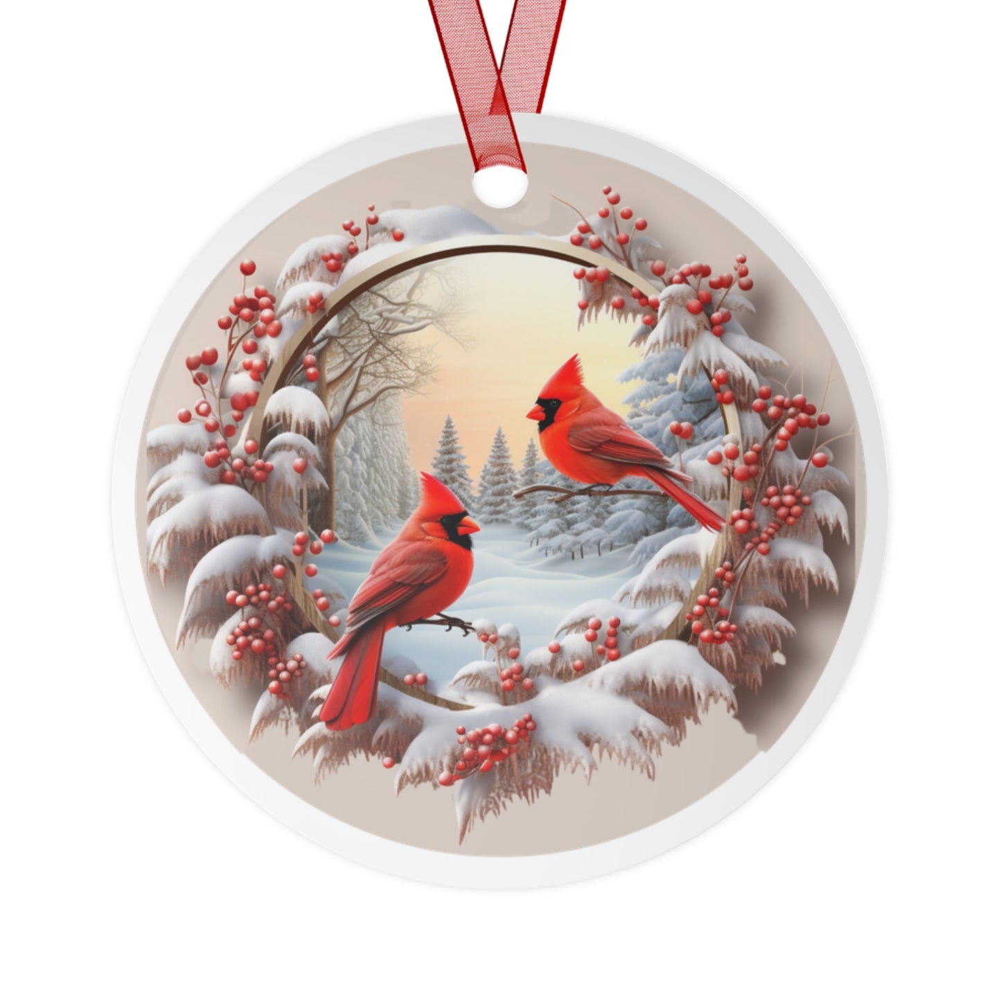 Cardinals 7 Ornament