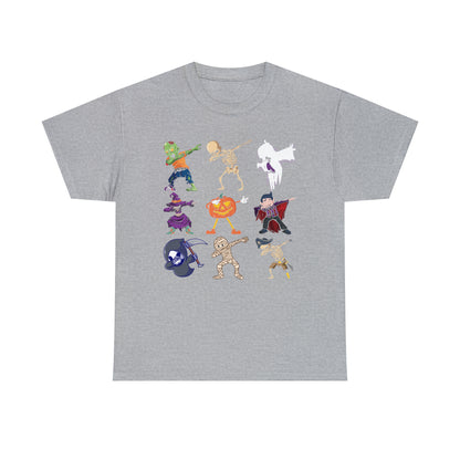 Dabbing Monsters Halloween Short Sleeve Tee