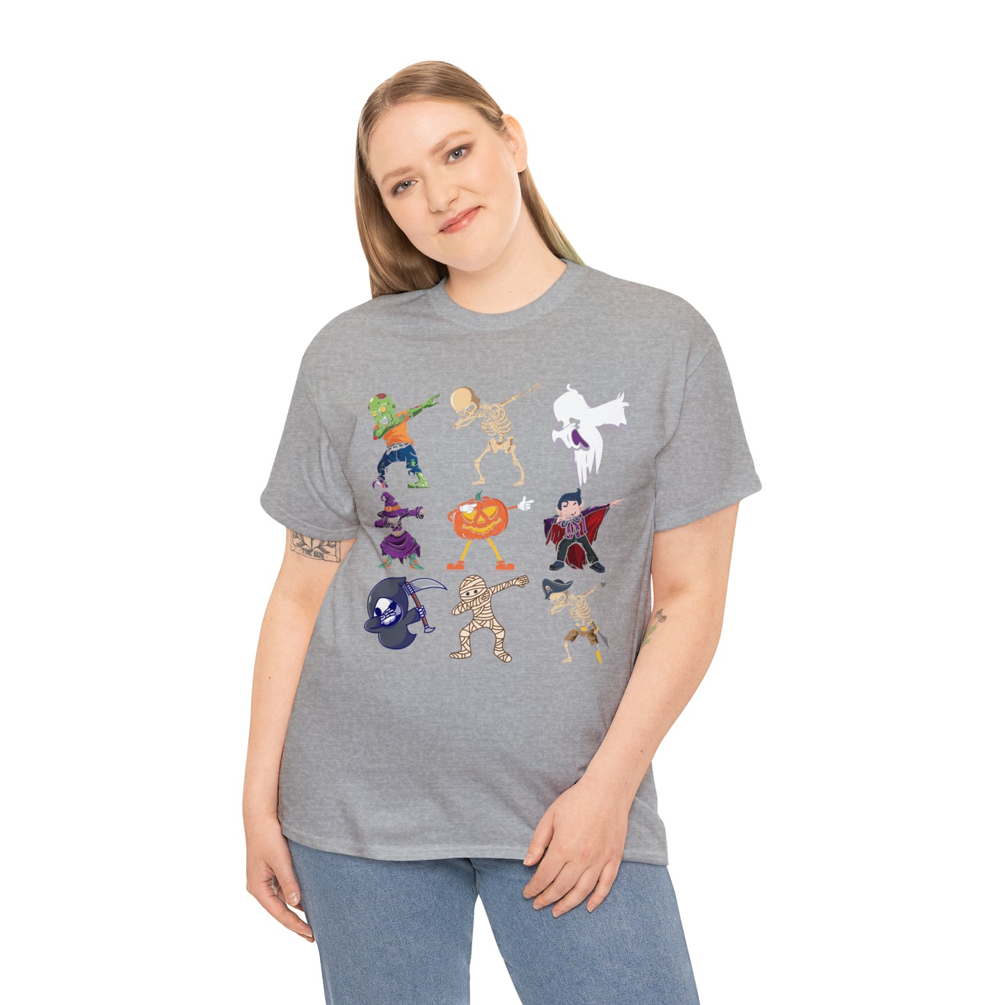 Dabbing Monsters Halloween Short Sleeve Tee