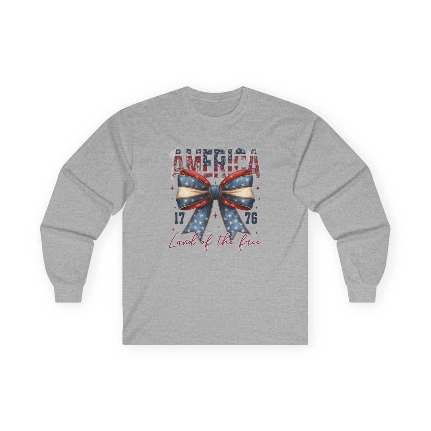 Coquette America Land of the Free Long Sleeve T-Shirt