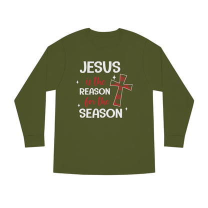 Jesus is the Reason for the Season Christmas Long Sleeve Tee