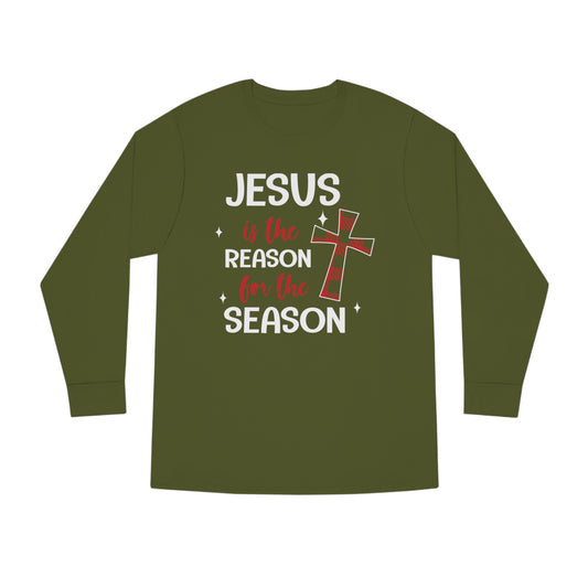 Jesus is the Reason for the Season Christmas Long Sleeve Tee