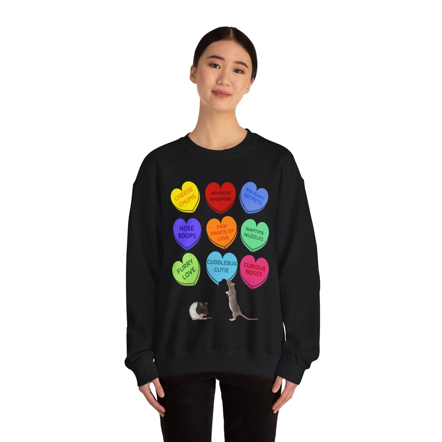 Rat Sweethearts Valentine Sweatshirt