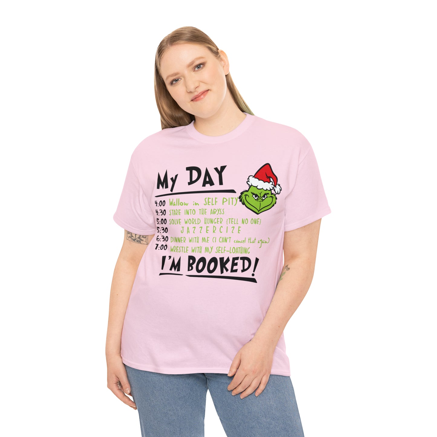 Grinch My Day Christmas Short Sleeve Tee