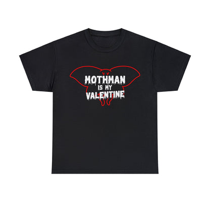 Mothman is My Valentine Short Sleeve Tee