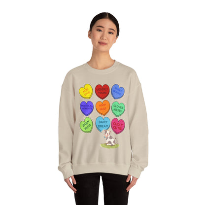 Cow Sweethearts Valentine Sweatshirt