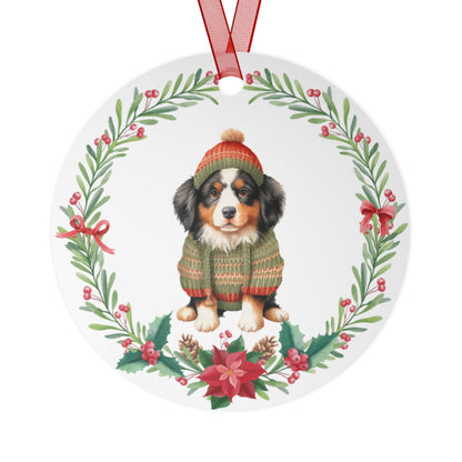 Bernese Mountain Dog in Sweater Ornament