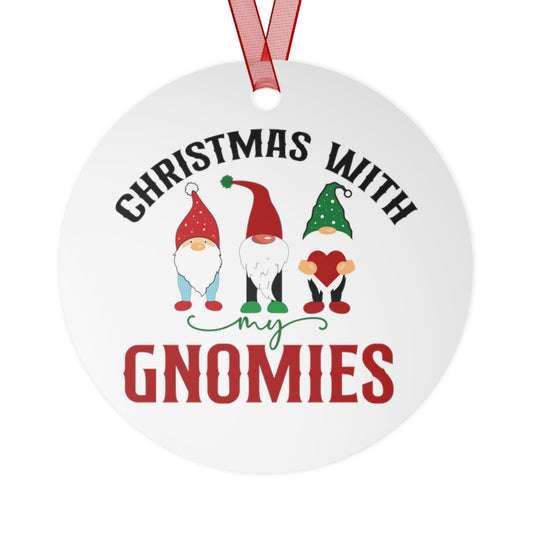 Christmas With My Gnomies Ornament