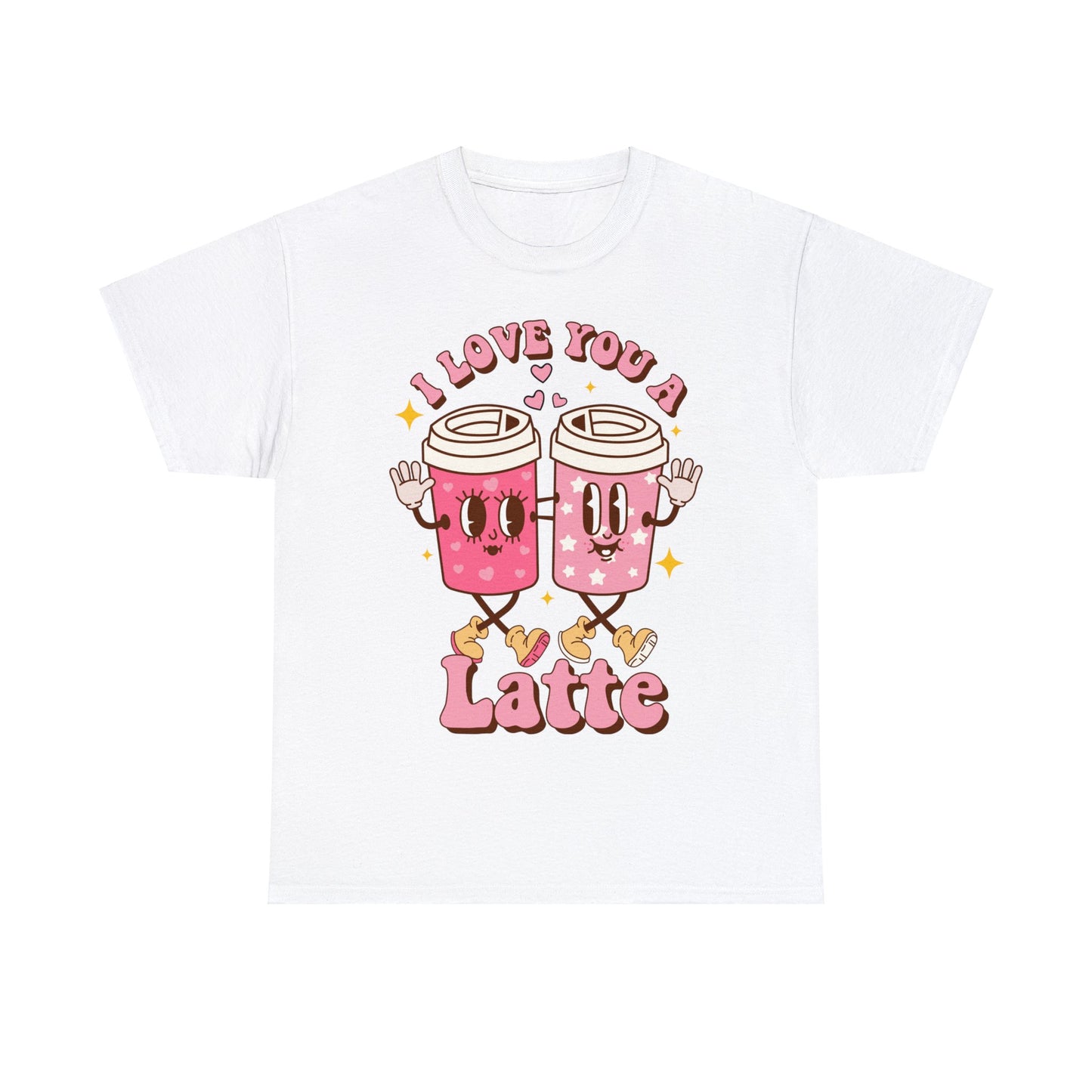 I Love You a Latte Valentine Short Sleeve Tee