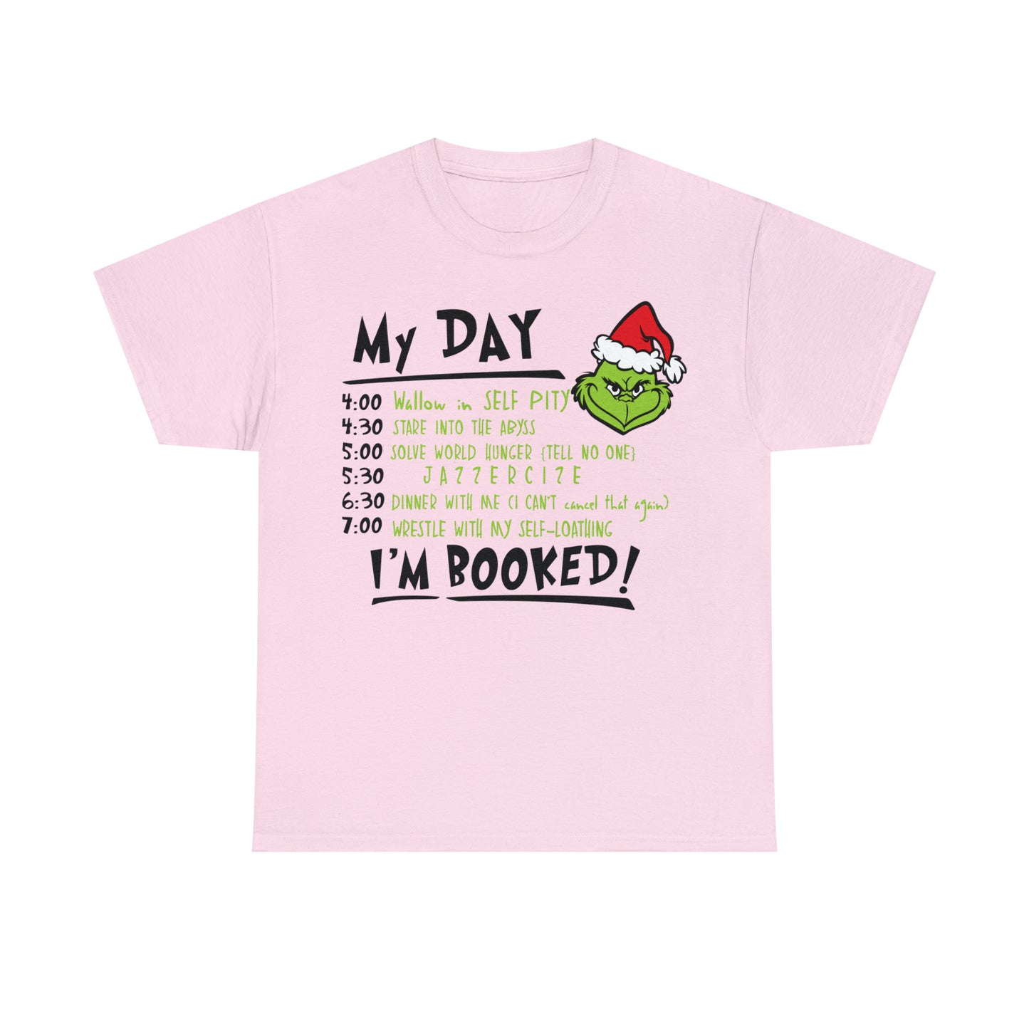 Grinch My Day Christmas Short Sleeve Tee