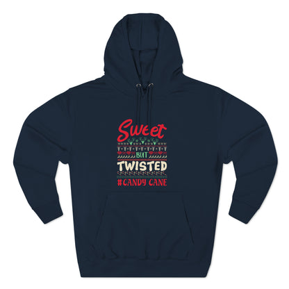 Sweet But Twisted #Candy Cane Christmas Ugly Sweater Pullover Hoodie