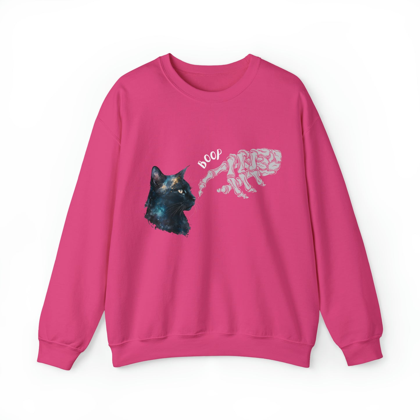 Boop The Cat Design 2  Halloween Sweatshirt