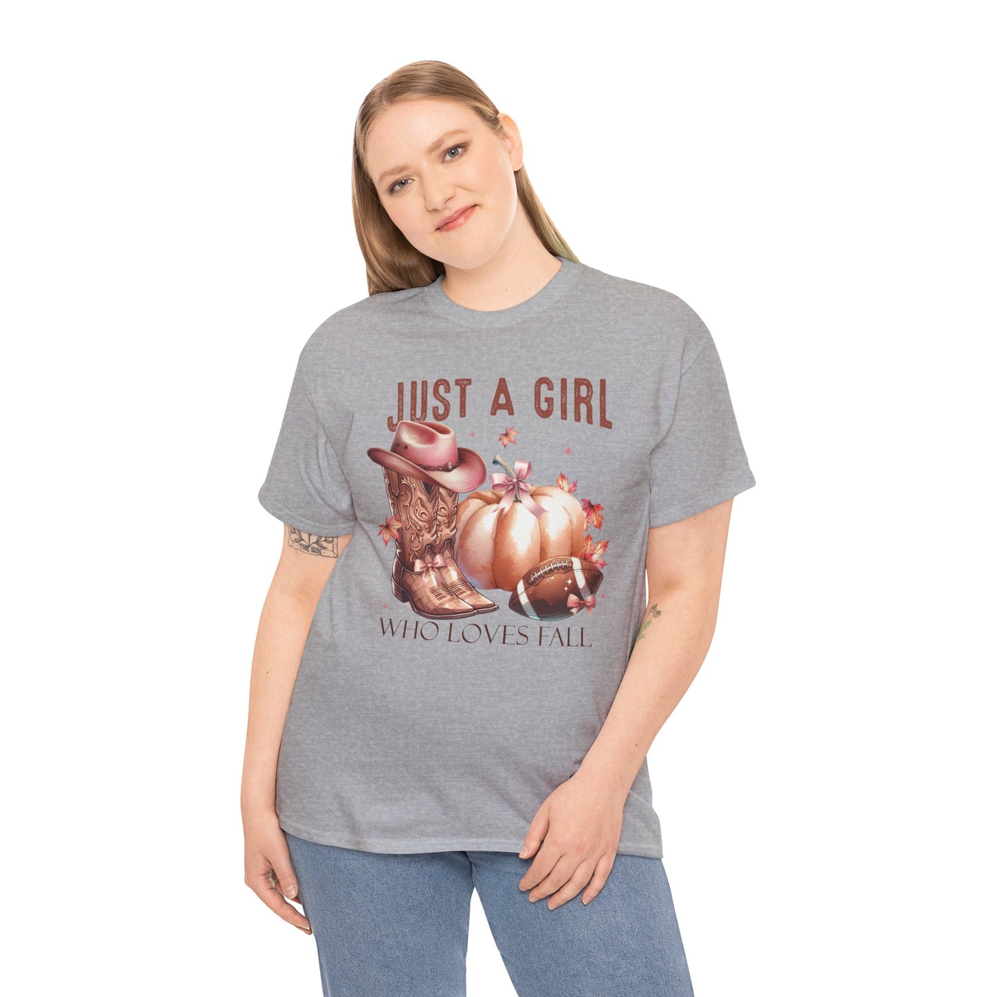 Country Just a Girl Who Loves Fall T-Shirt