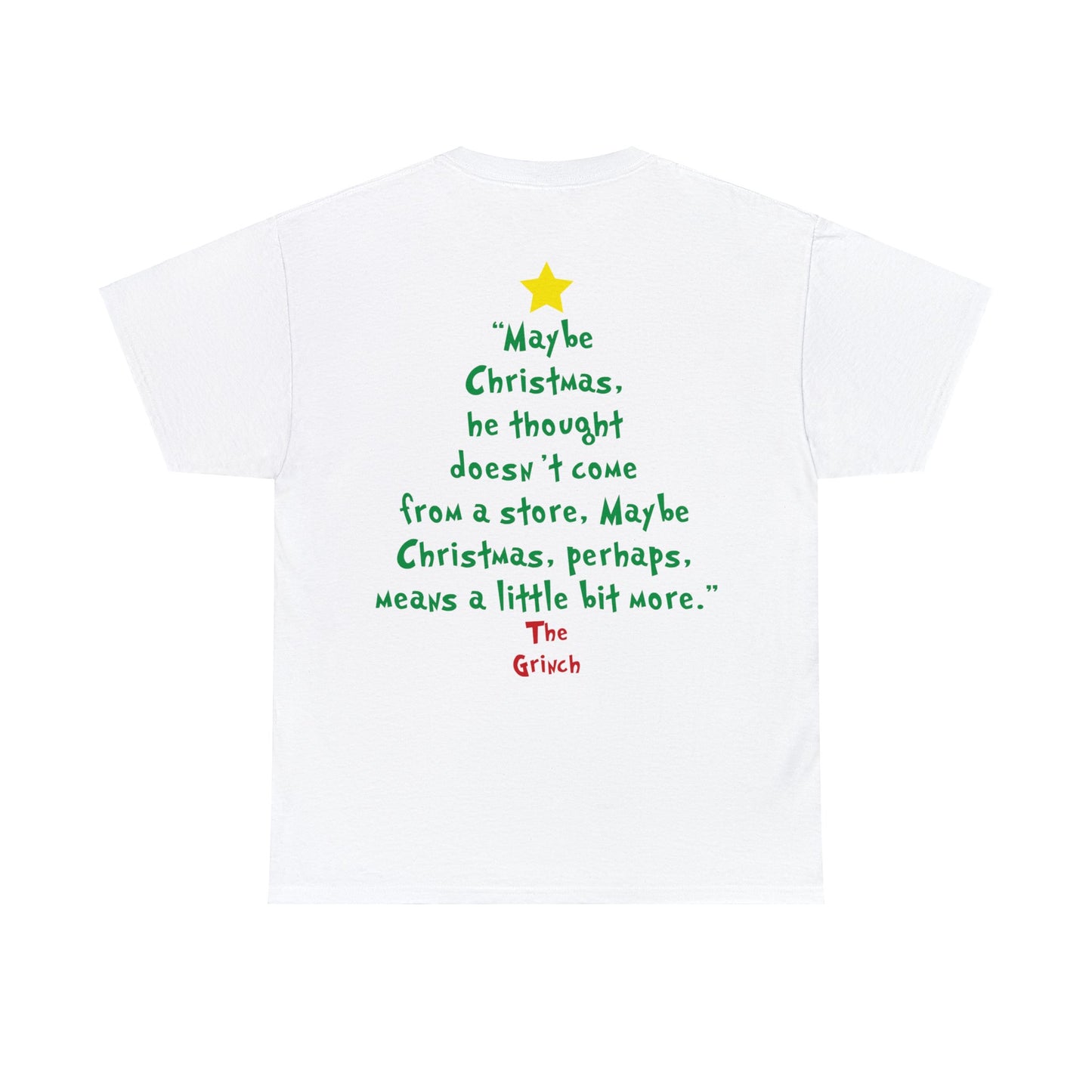 Grinch Maybe Christmas Tree Christmas Short Sleeve Tee