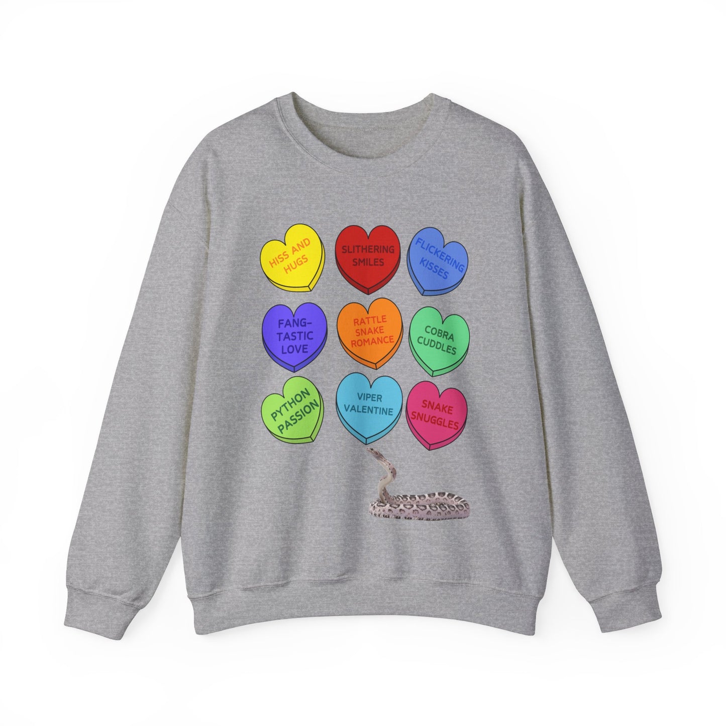 Snake Sweethearts Valentine Sweatshirt