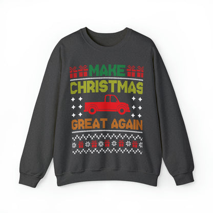 Make Christmas Great Again Trump Ugly Sweater Sweatshirt