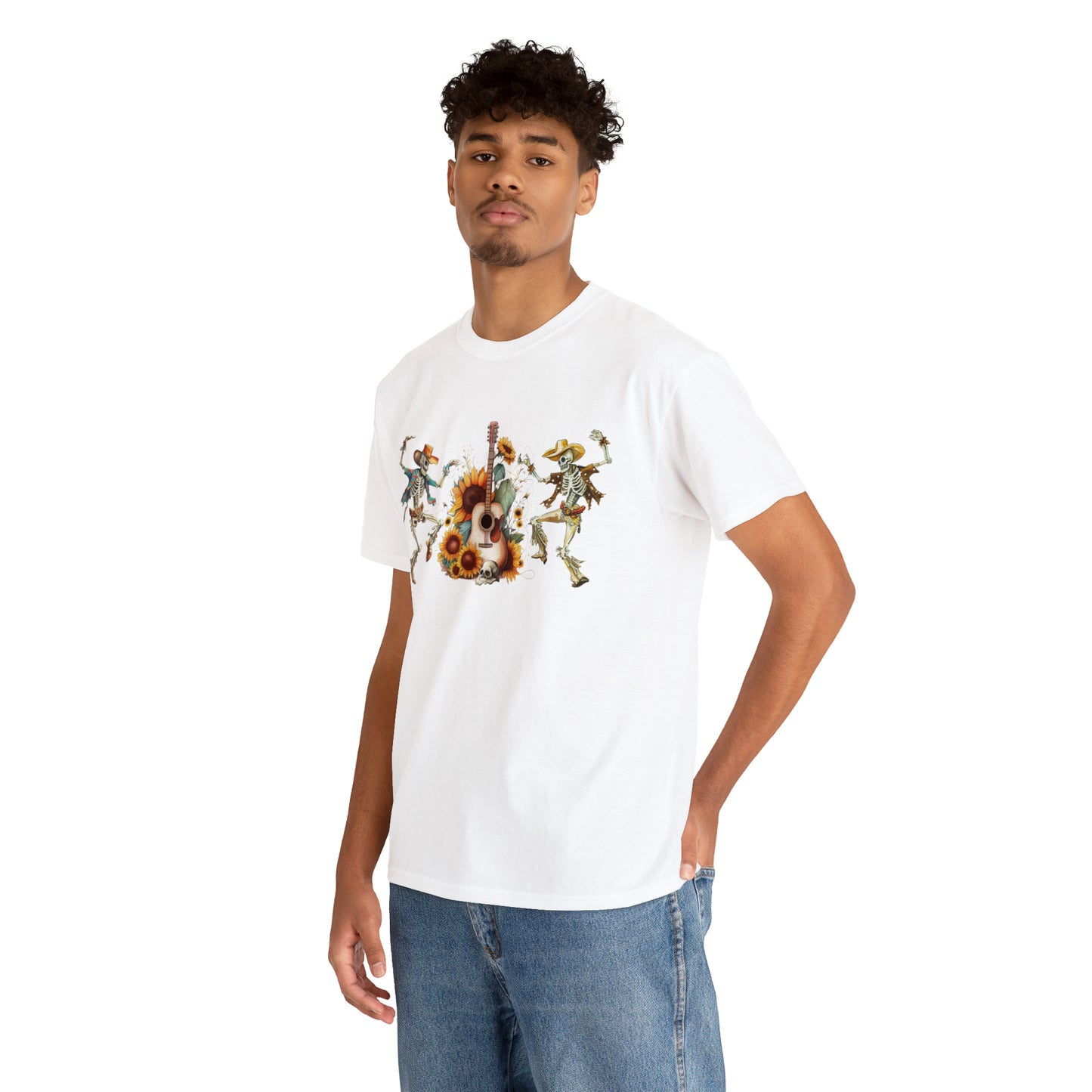 Western Dancing Skeletons Short Sleeve Tee