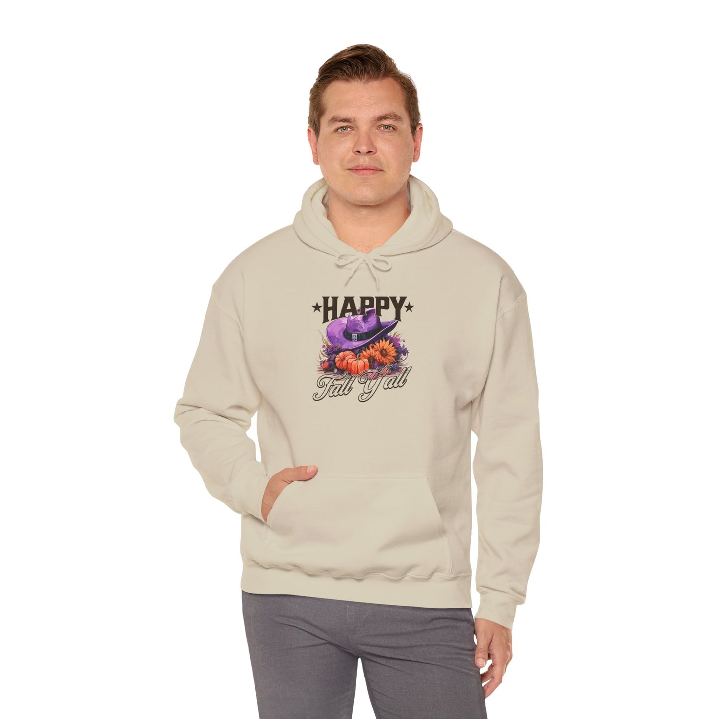 Happy Fall Y'All Halloween Pullover Hoodie