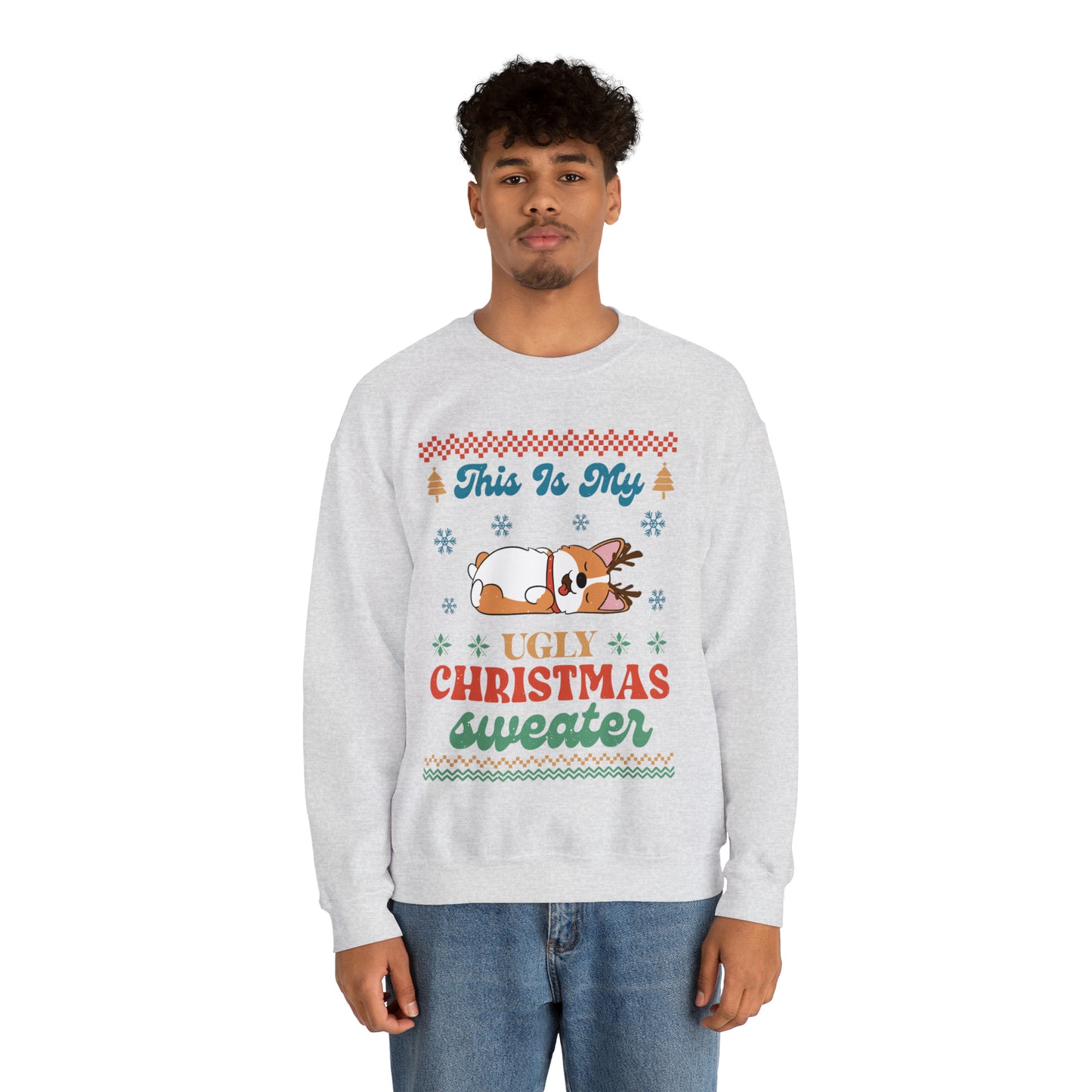 Corgi This is My Ugly Christmas Sweater Sweatshirt