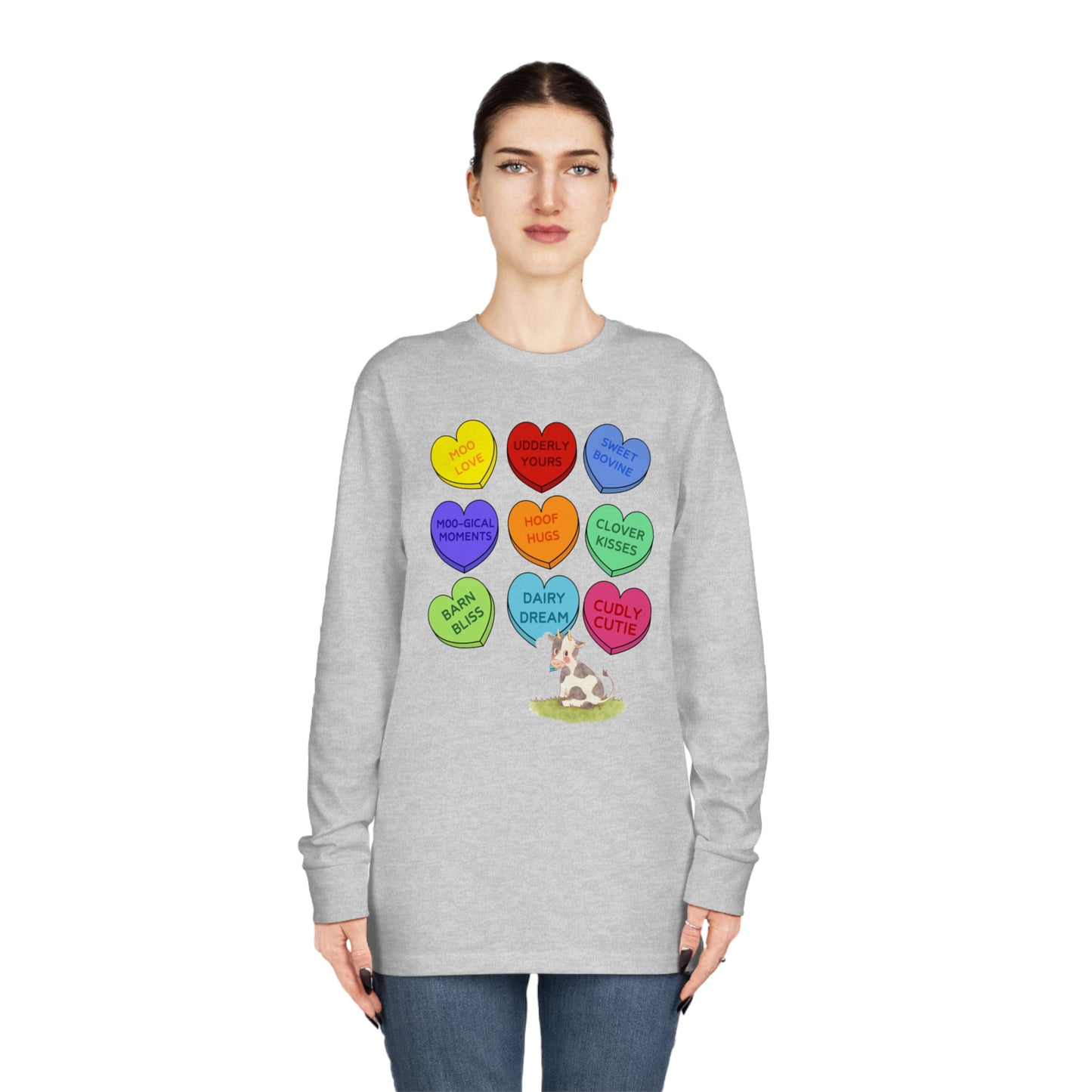 Cow Sweethearts Valentine Long Sleeve T-shirt