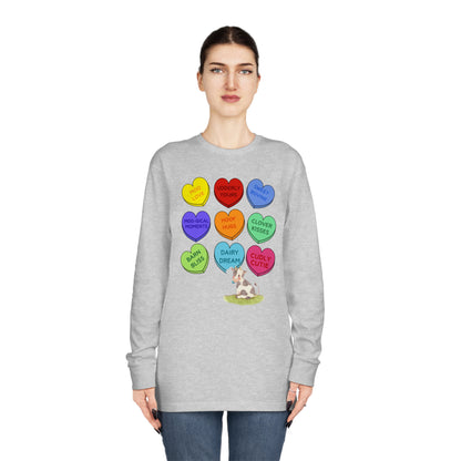 Cow Sweethearts Valentine Long Sleeve T-shirt