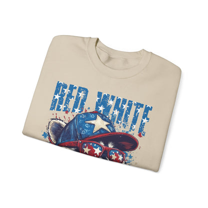 Red White And Feral Sweatshirt