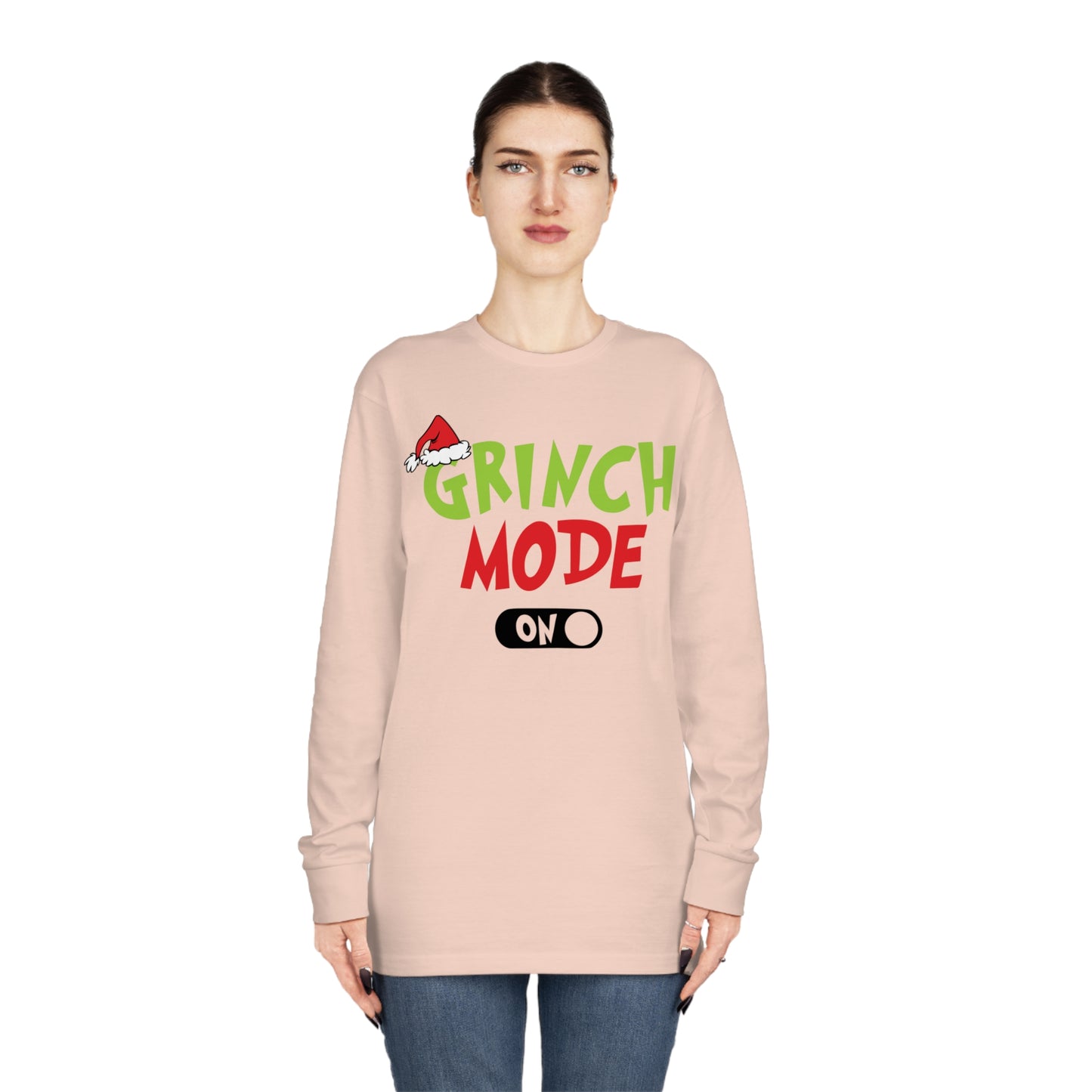 Grinch Mode On Christmas Long Sleeve T-Shirt