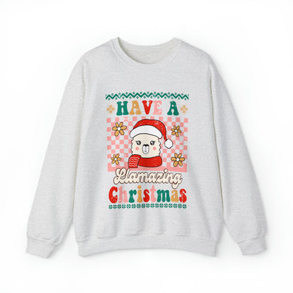 Have a Llamazing Christmas Ugly Sweater Sweatshirt