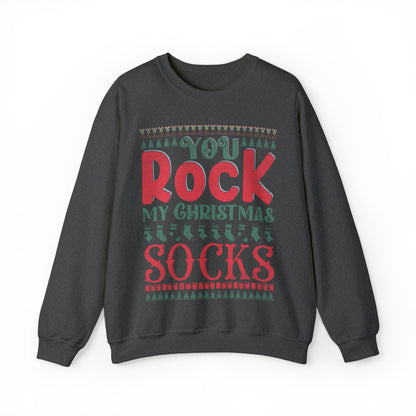 You Rock My Christmas Socks Christmas Ugly Sweater Sweatshirt