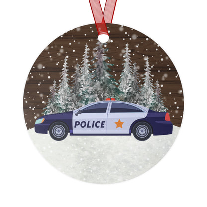 Police Car Law Enforcement Officer Sheriff Ornament