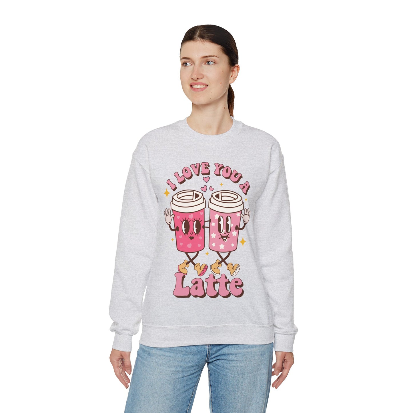 I Love You a Latte Valentine Sweatshirt