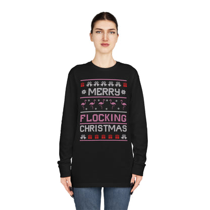 Merry Flocking Christmas Ugly Christmas Sweater Long Sleeve T-shirt