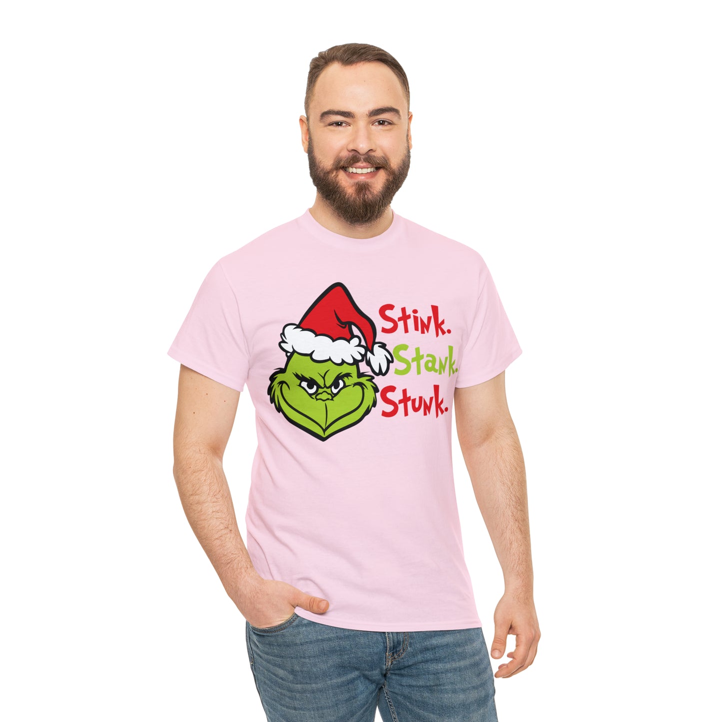 Grinch Stink Stank Stunk Christmas Short Sleeve Tee