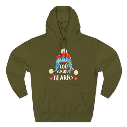 You Serious Clark? with Christmas Lights Pullover Hoodie