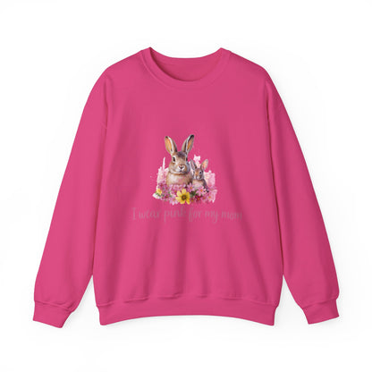 I Wear Pink For My Mom Rabbit Breast Cancer Sweatshirt