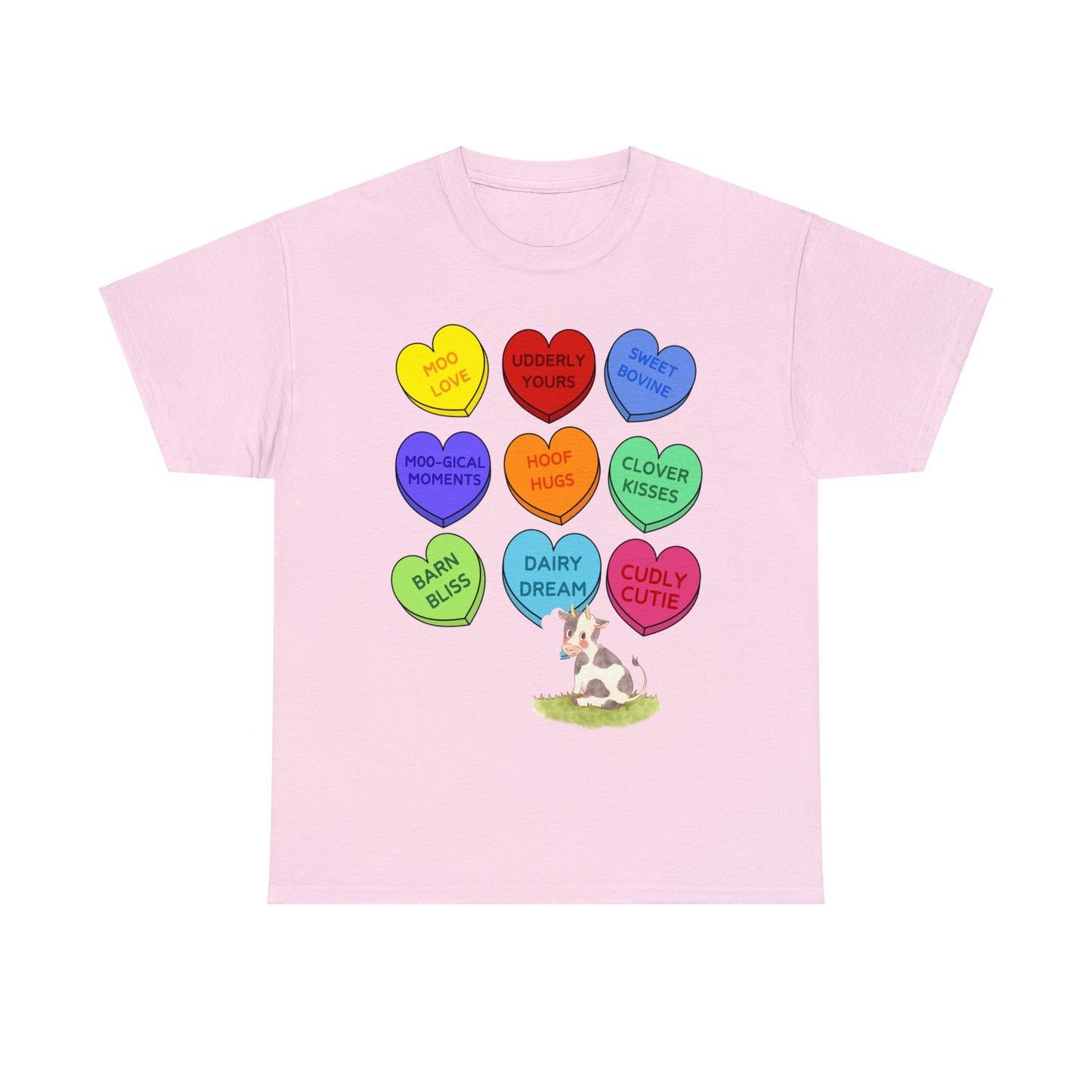 Cow Sweethearts Valentine Short Sleeve Tee