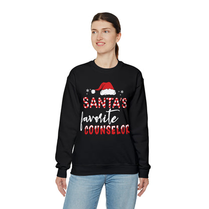 Santa's Favorite Counselor Christmas Sweatshirt