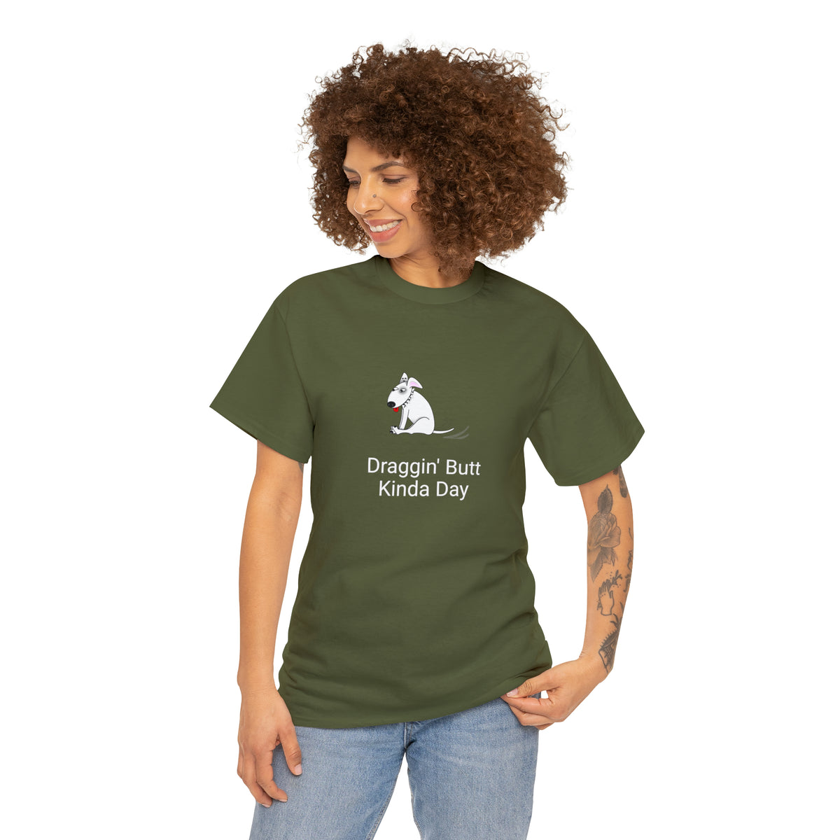 Draggin Butt Kinda Day Unisex Heavy Cotton Tee