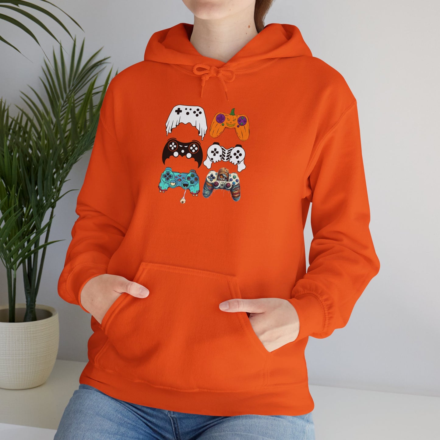 Game Controller Halloween Pullover Hoodie