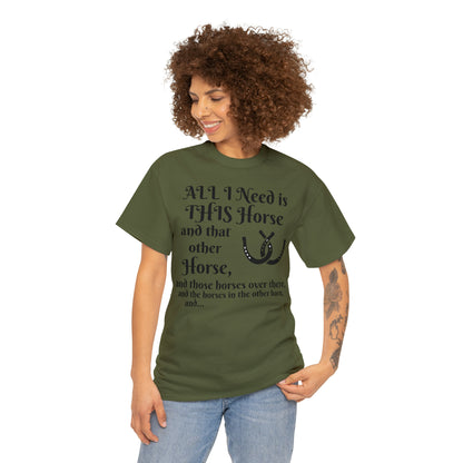 All the horses shirt Unisex Heavy Cotton Tee
