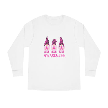 Breast Cancer Awareness Gnomes Long Sleeve Tee