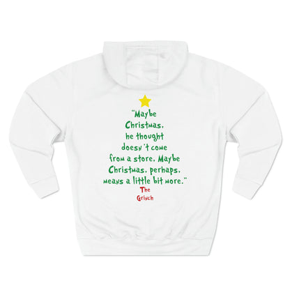 Grinch Maybe Christmas Tree Christmas Pullover Hoodie