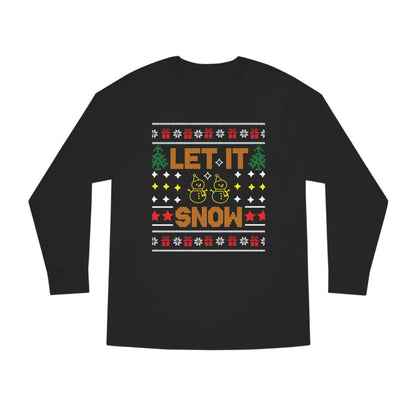 Let It Snow Snowmen Christmas Ugly Sweater Long Sleeve T-shirt