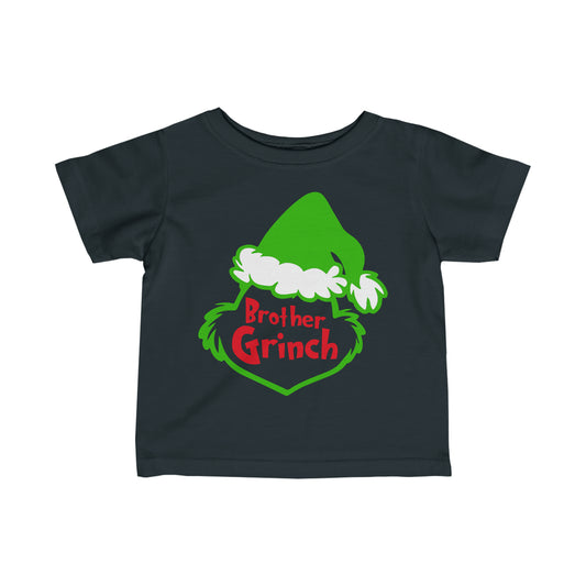 Brother Grinch Christmas Infant Fine Jersey Tee