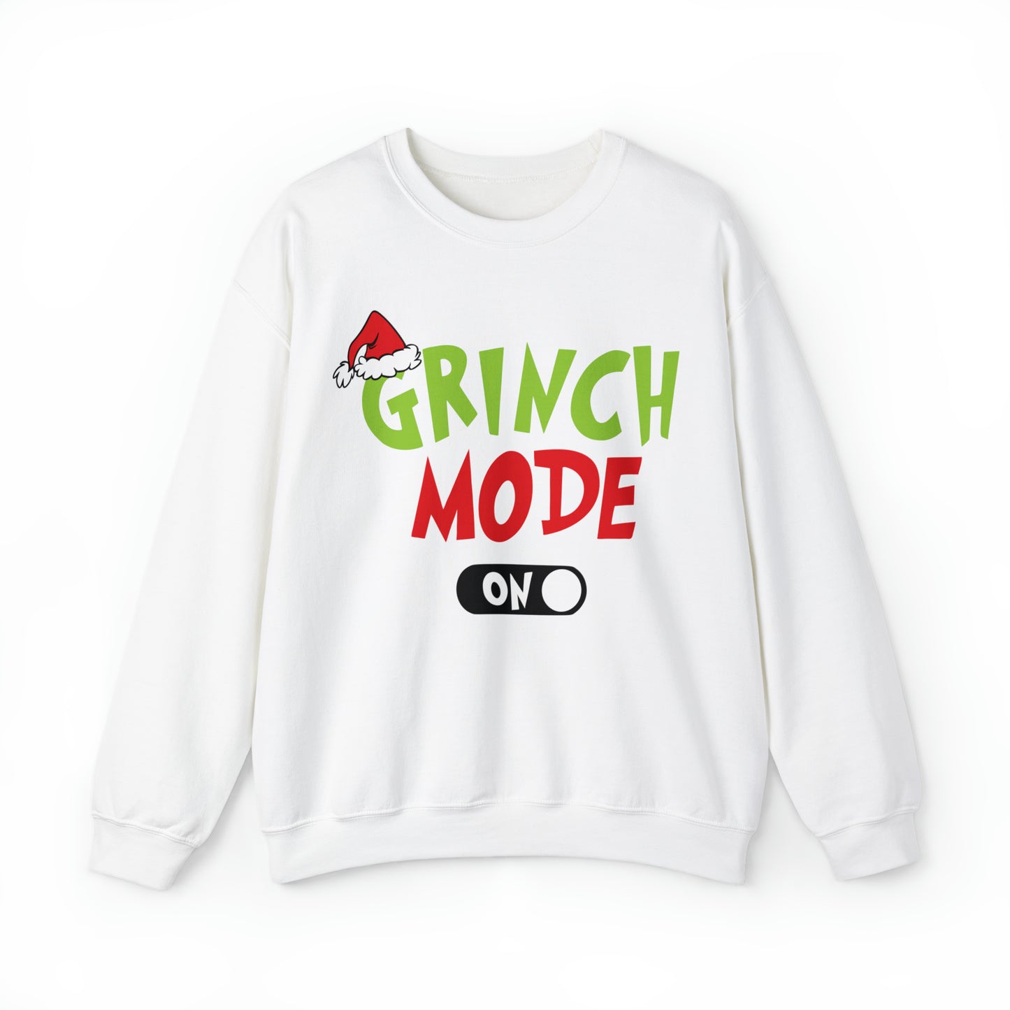 Grinch Mode On Christmas Sweatshirt