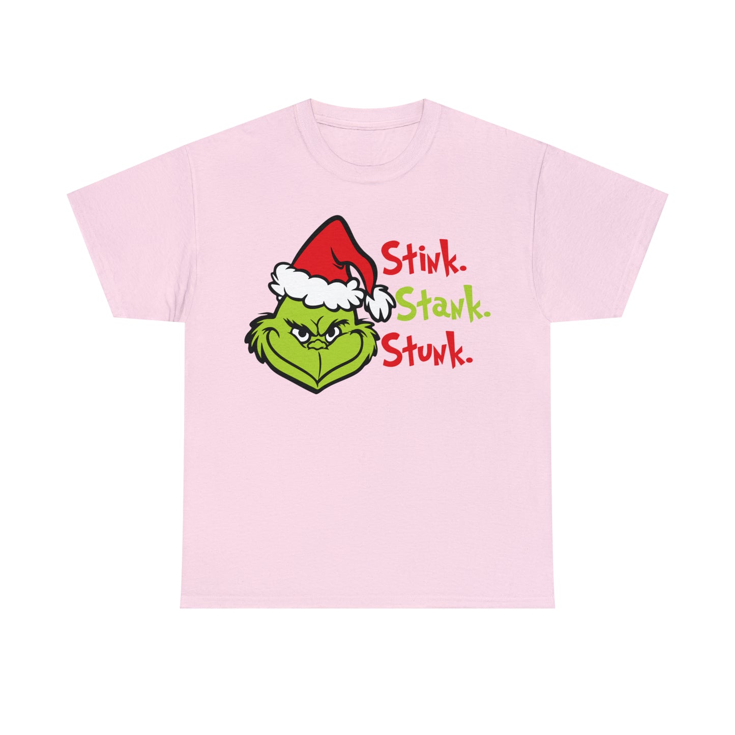 Grinch Stink Stank Stunk Christmas Short Sleeve Tee